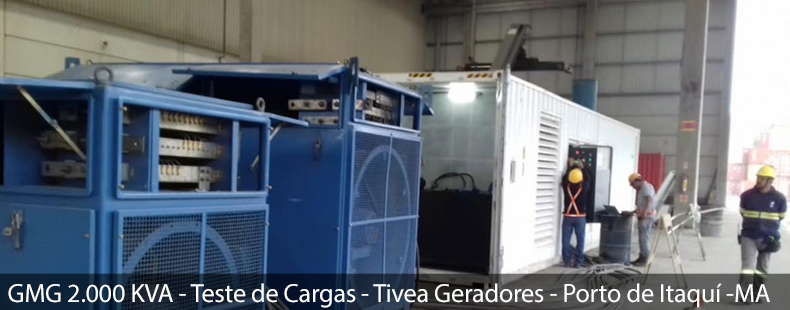 GMG 2.000 KVA - Teste de Cargas - Tivea Geradores - Porto de Itaquí -MA